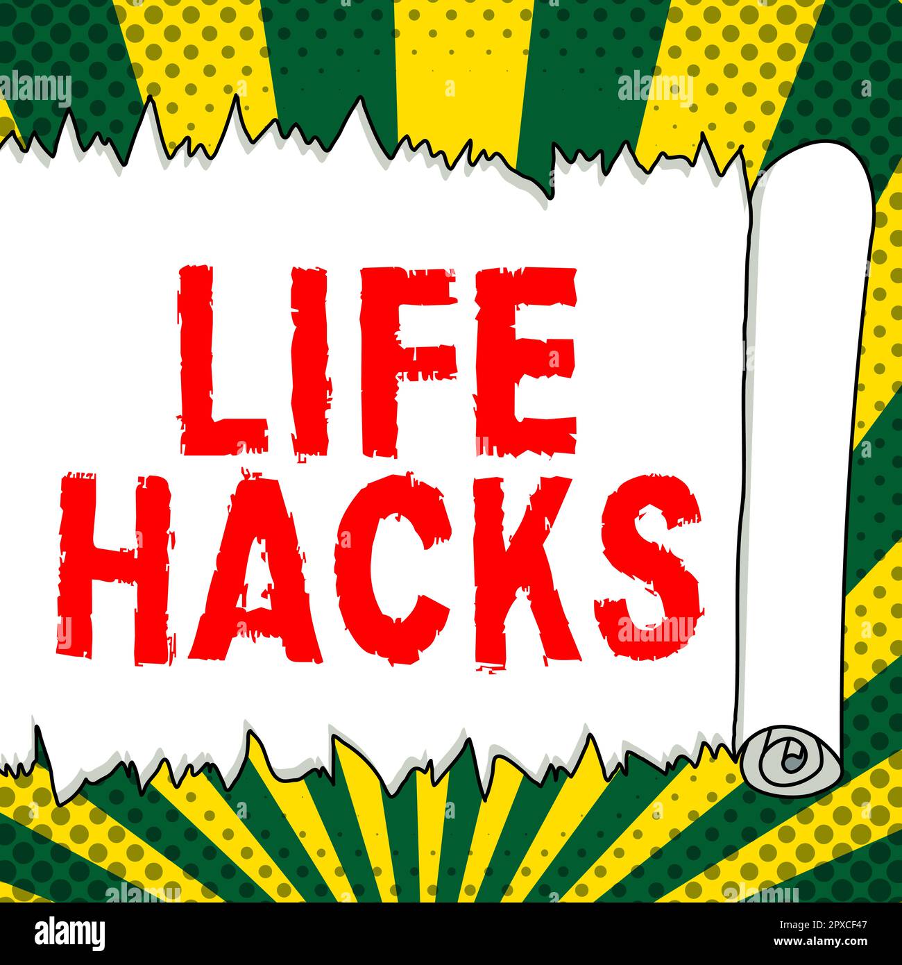 Hand writing sign Life Hacks, Conceptual photo Strategy technique to ...