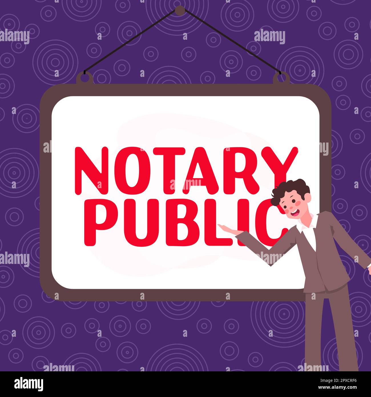 Text sign showing Notary Public, Concept meaning Legality Documentation Authorization Certification Contract Stock Photo