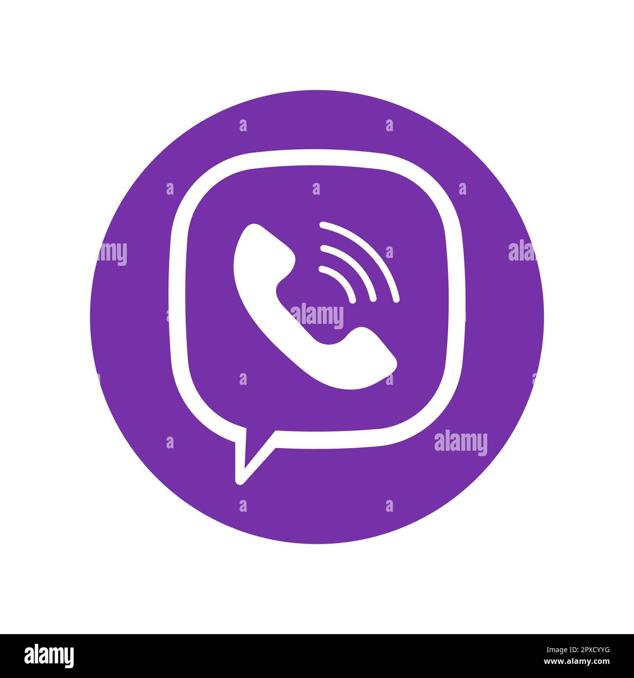 Vinnytsia, Ukraine - April 29, 2023. Popular social media logo Viber ...