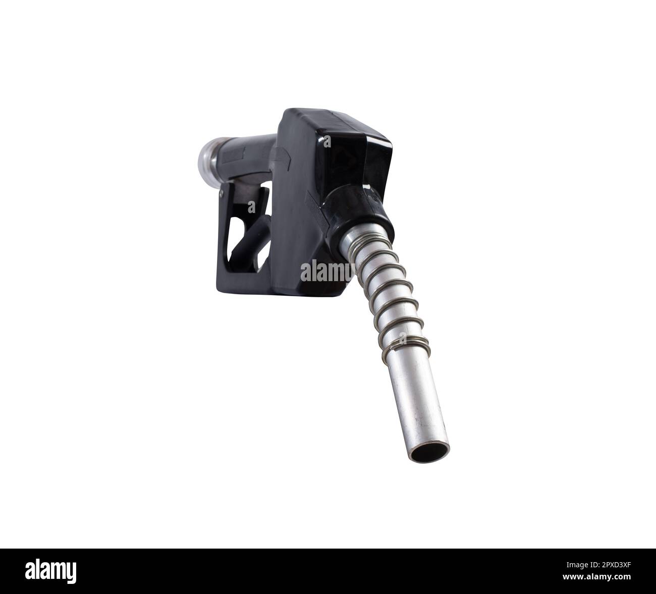 Black fuel pump service for dispensing petrol Stock Photo Alamy