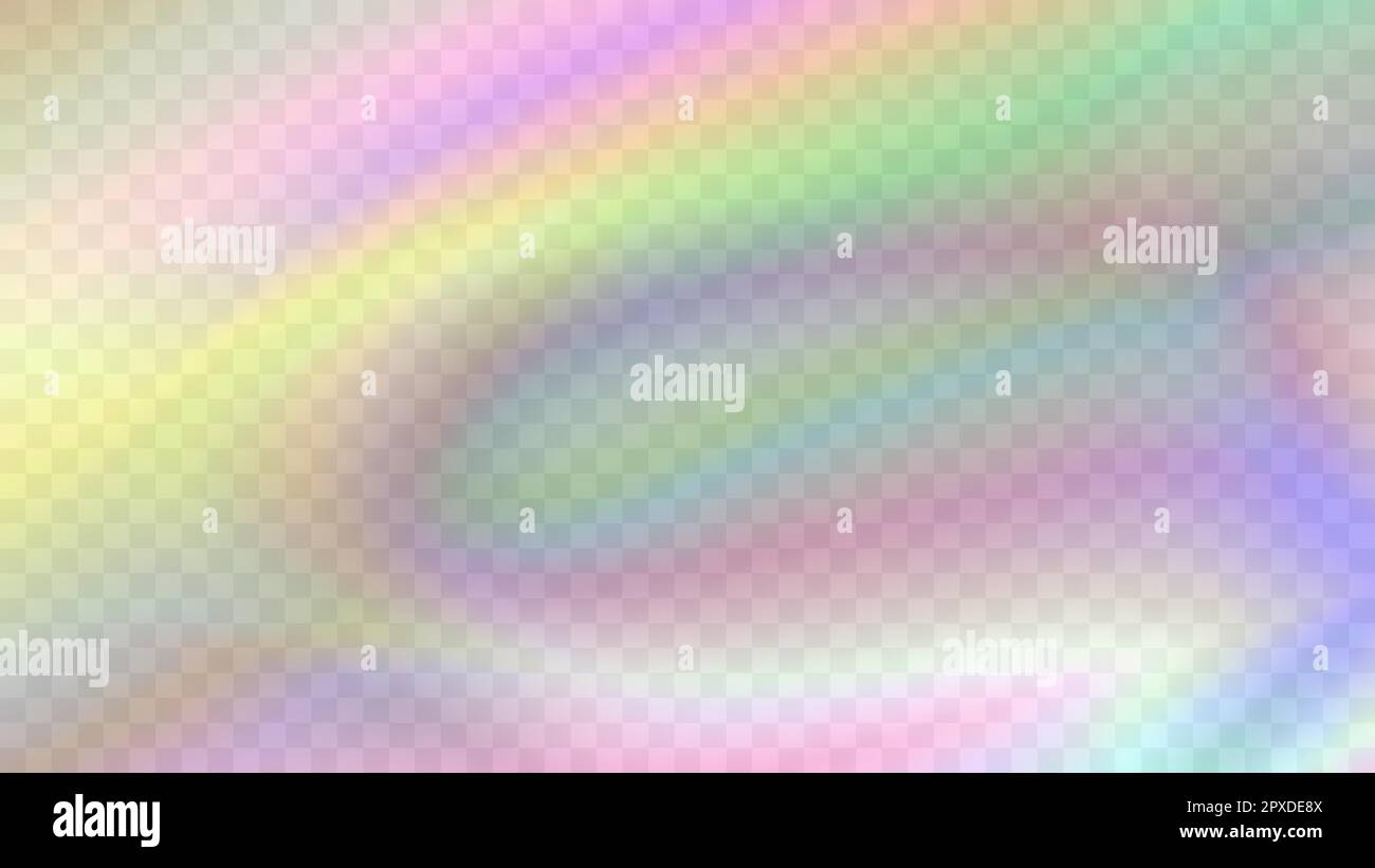 Modern blurred gradient background in trendy retro 90s, 00s style. Y2K  aesthetic. Rainbow light prism effect. Hologram reflection. Poster template  for Stock Vector Image & Art - Alamy