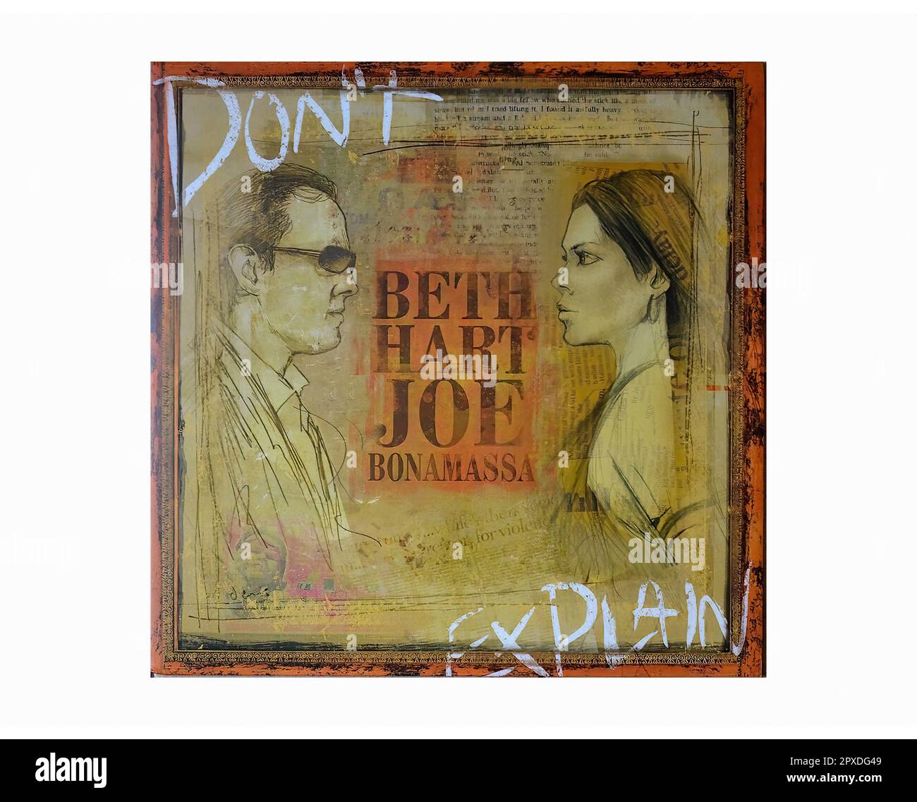 Beth Hart and Joe Bonamassa - Don`t Explain Vintage L.P Music Vinyl Record Stock - Alamy