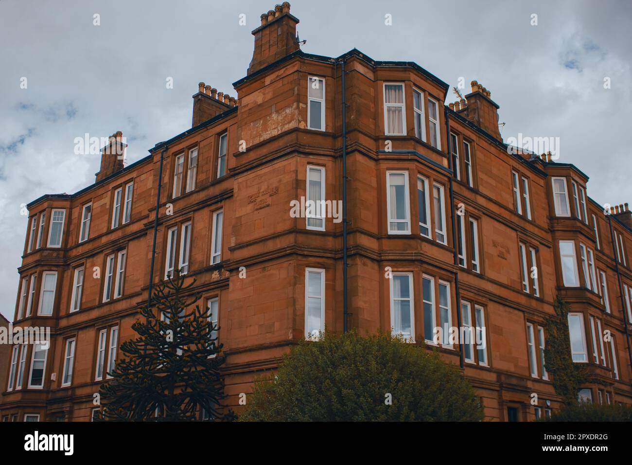 Tenement building in Dennistoun. Dennistoun is a historic suburb in the
