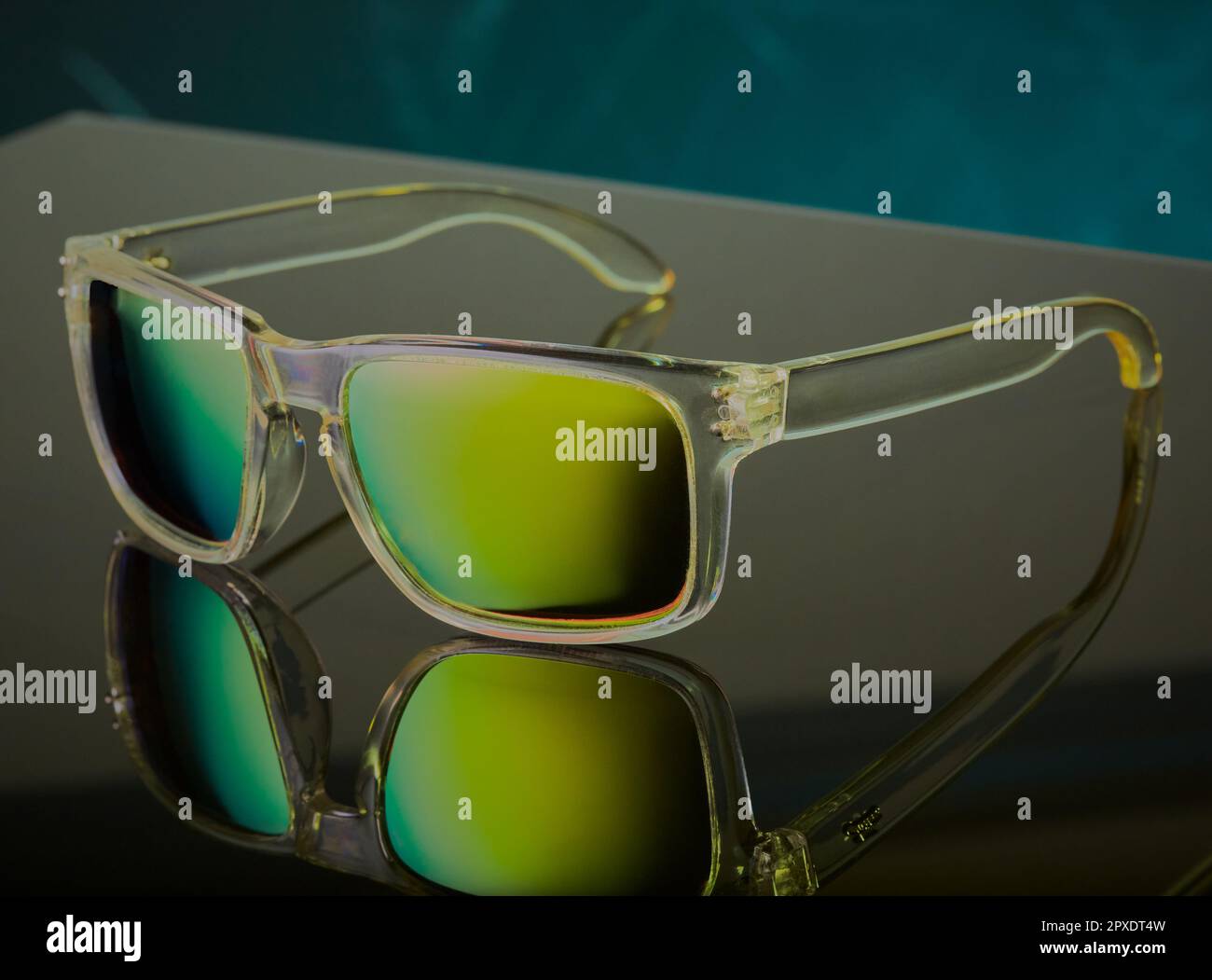 Swatch designer ski goggles / sunglasses with polarized fog-stop lenses and  tilting frame adjustment Stock Photo - Alamy