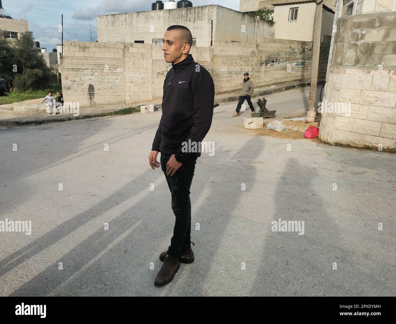 Dschenin, Palestinian Territories. 21st Mar, 2023. Palestinian Mohammad Abu Kandil from Jenin refugee camp talks about life in the city. (to dpa: 'Jenin in the West Bank - Germ cell of militant Palestinians') Credit: Christina Storz/dpa/Alamy Live News Stock Photo