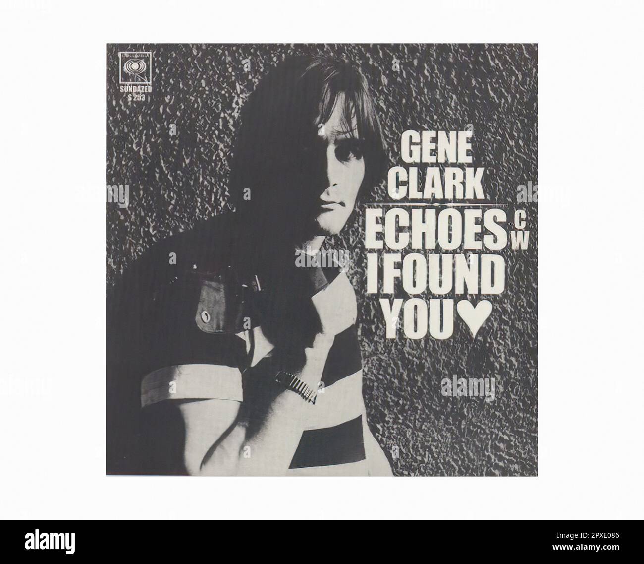 Clark Gene - 2012 11 A - Vintage 45 R.P.M Music Vinyl Record Stock Photo
