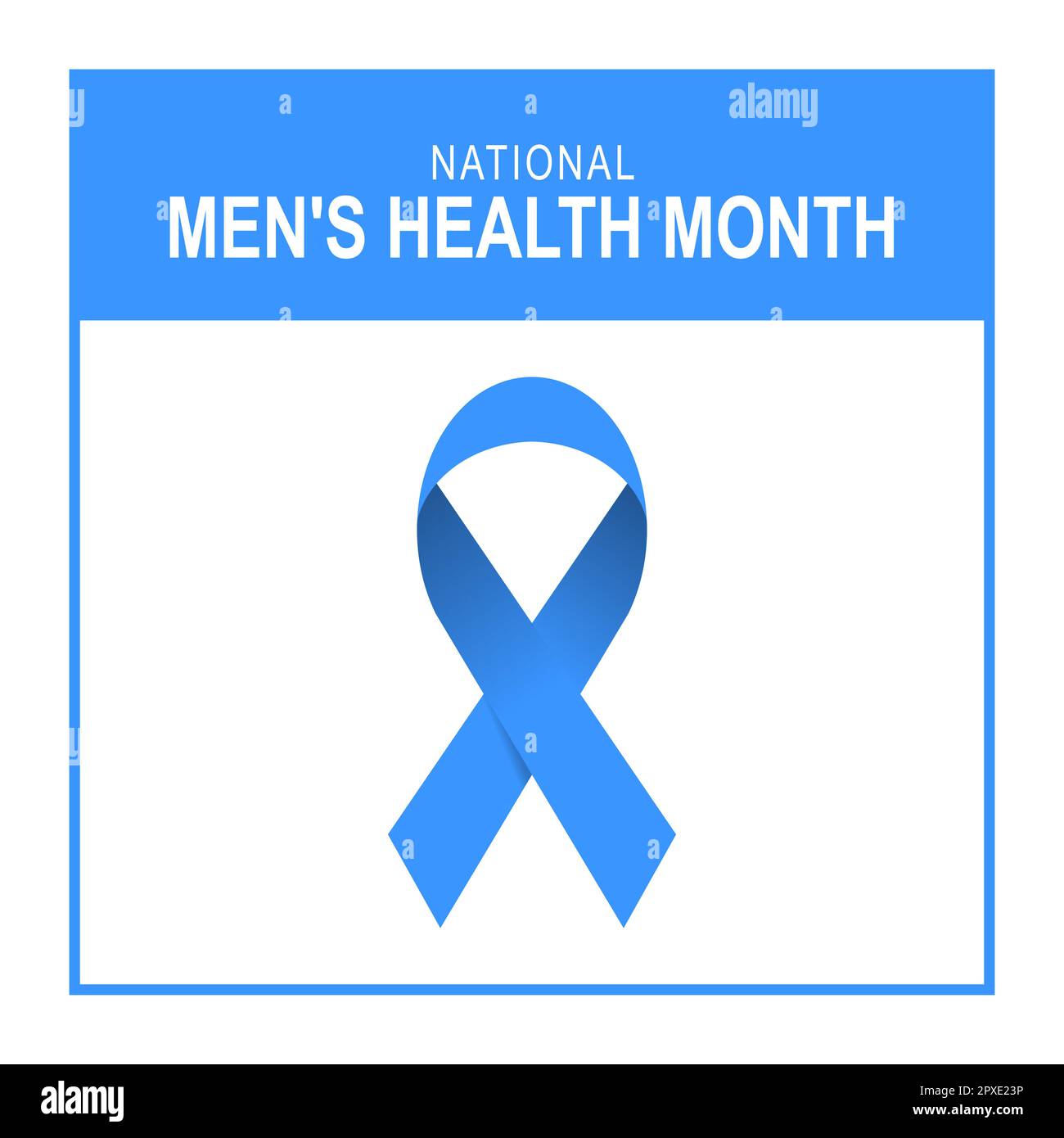 National Mens Health Month background. Vector illustration Stock Photo