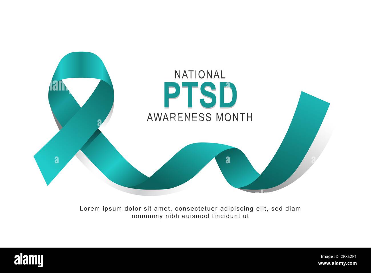 National PTSD Awareness Month background. Awareness, Mental, Health