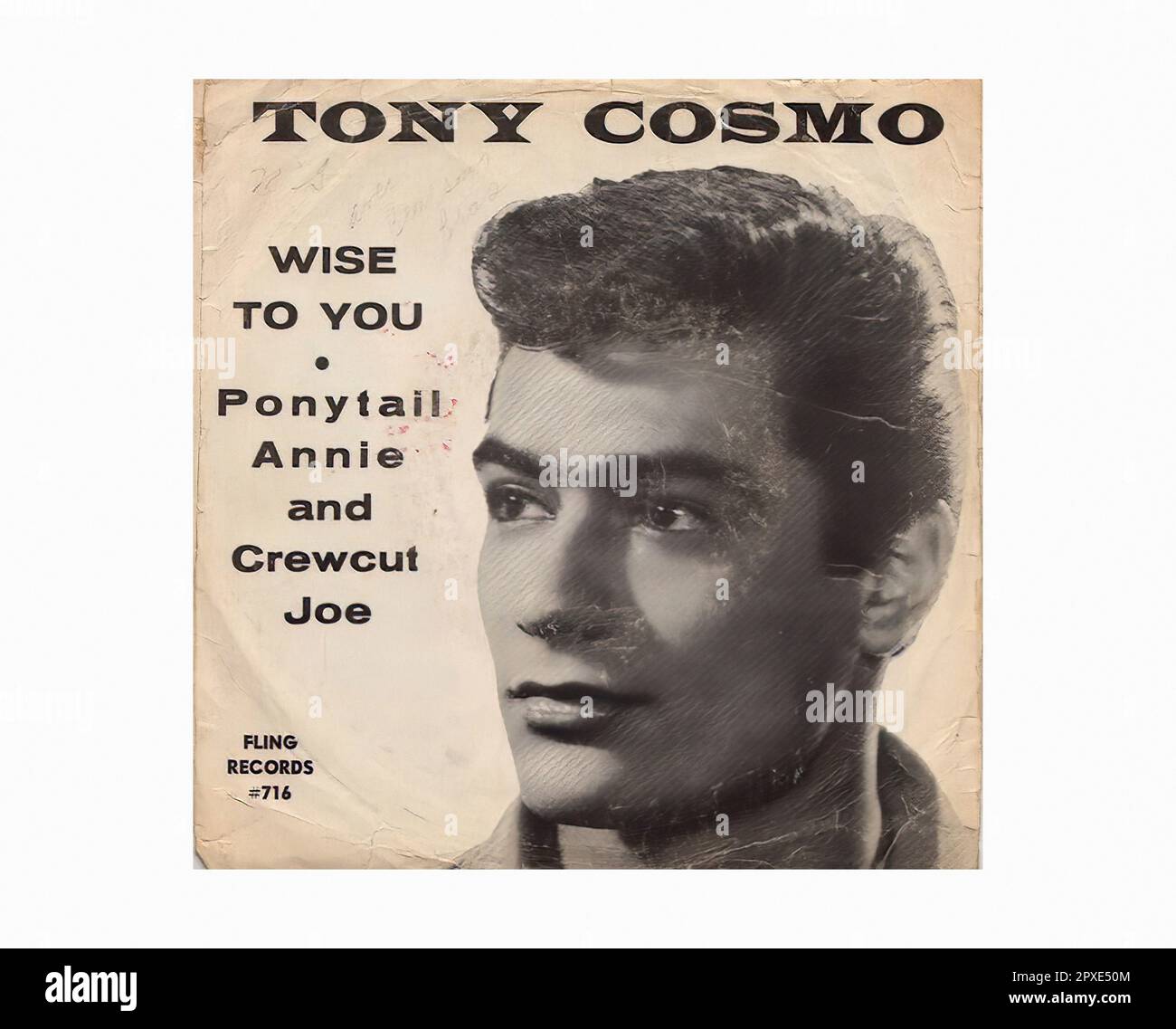 Cosmo Tony - 1960 02 A - Vintage 45 R.P.M Music Vinyl Record Stock