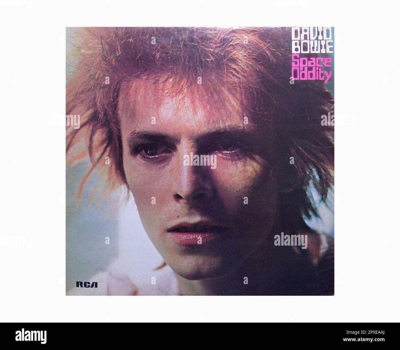 David Bowie - [1969] - Vintage Vinyl Record Sleeve Stock Photo -