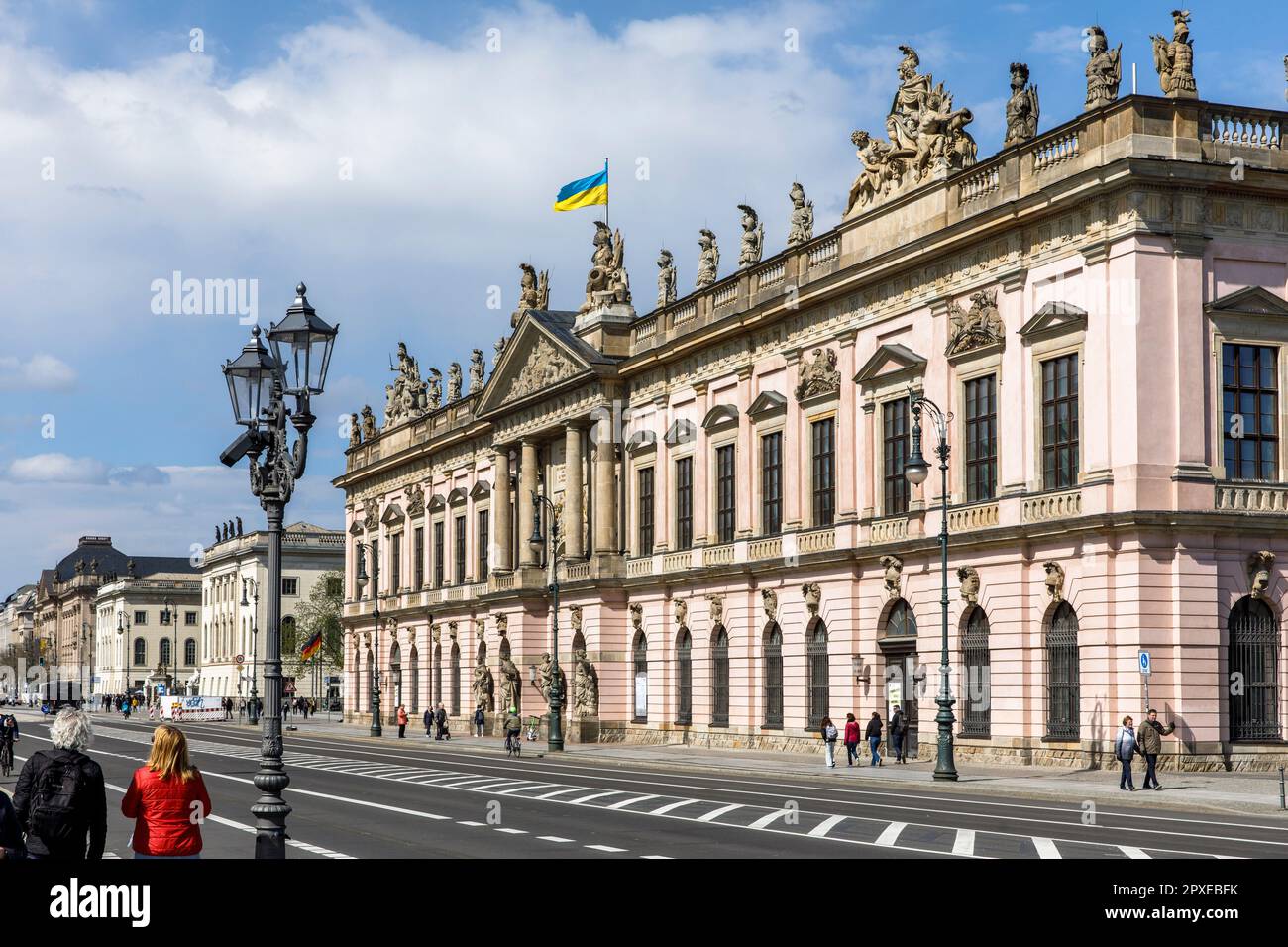 German Historical Museum in the baroque Zeughaus on Unter den Linden boulevard, district Mitte, Berlin, Germany. Deutsches Historisches Museum im baro Stock Photo