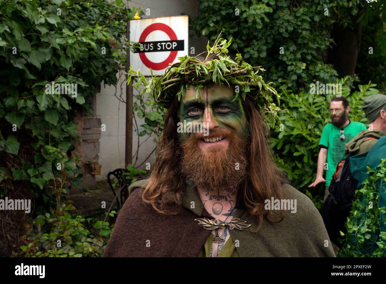 Glastonbury, Somerset, UK. 1st May, 2023. Thousands Of People Celbrated ...