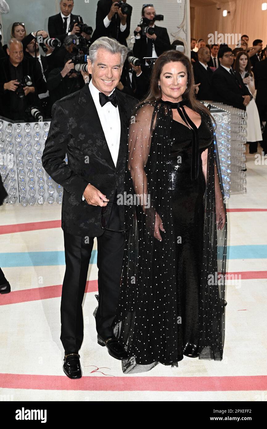 New York, United States. 02nd May, 2023. Pierce Brosnan and Keely Shaye