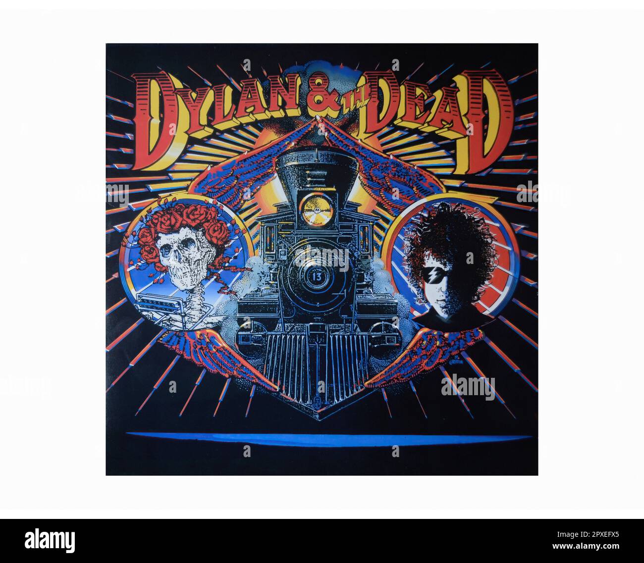 Bob Dylan - Dylan & The Dead - Vintage L.P Music Vinyl Record Stock