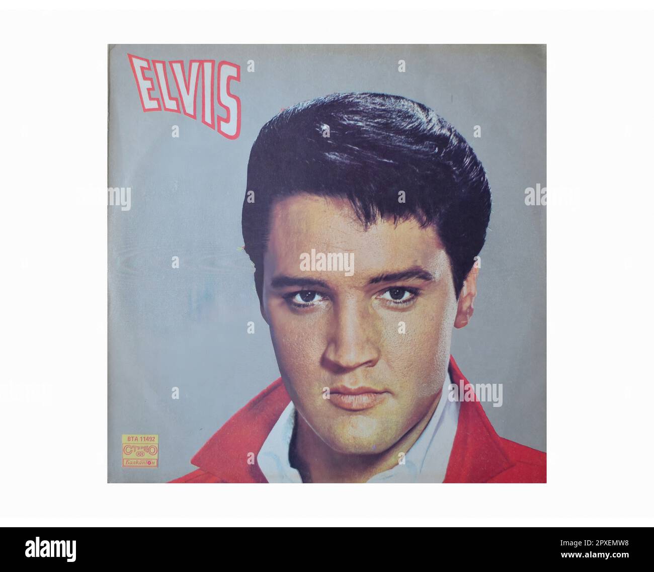 Elvis Presley Elvis Vintage L.P Music Vinyl Record Stock Photo Alamy