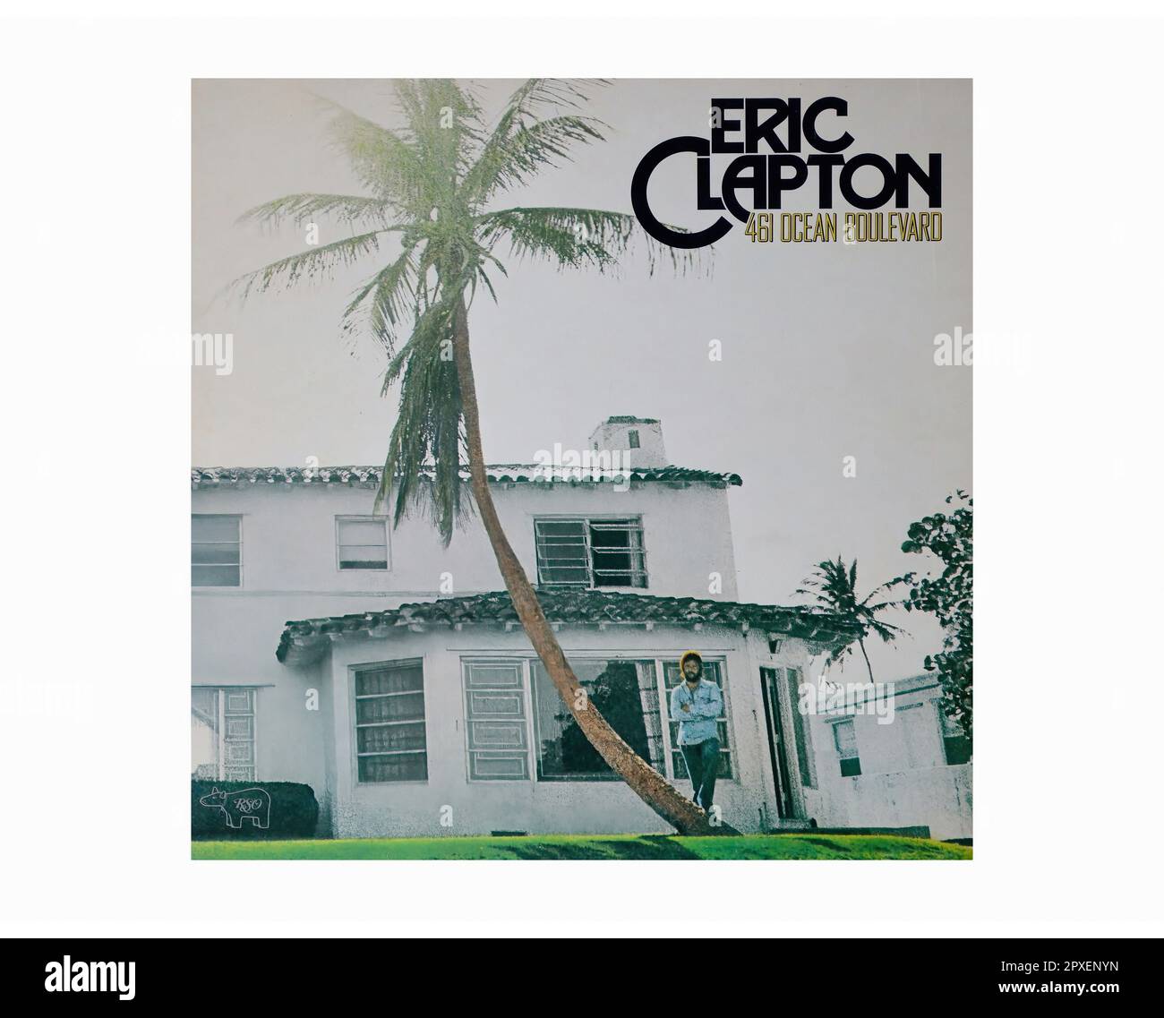 Eric Clapton - 461 Ocean Boulevard - Vintage L.P Music Vinyl Record Stock Photo -