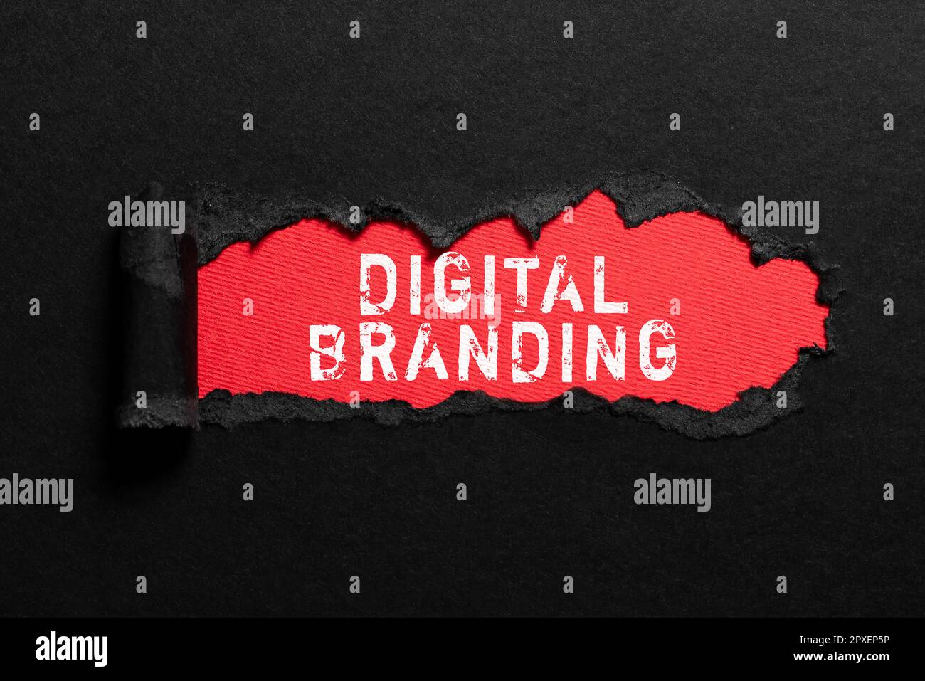 Inspiration showing sign Digital Branding, Word for combination of