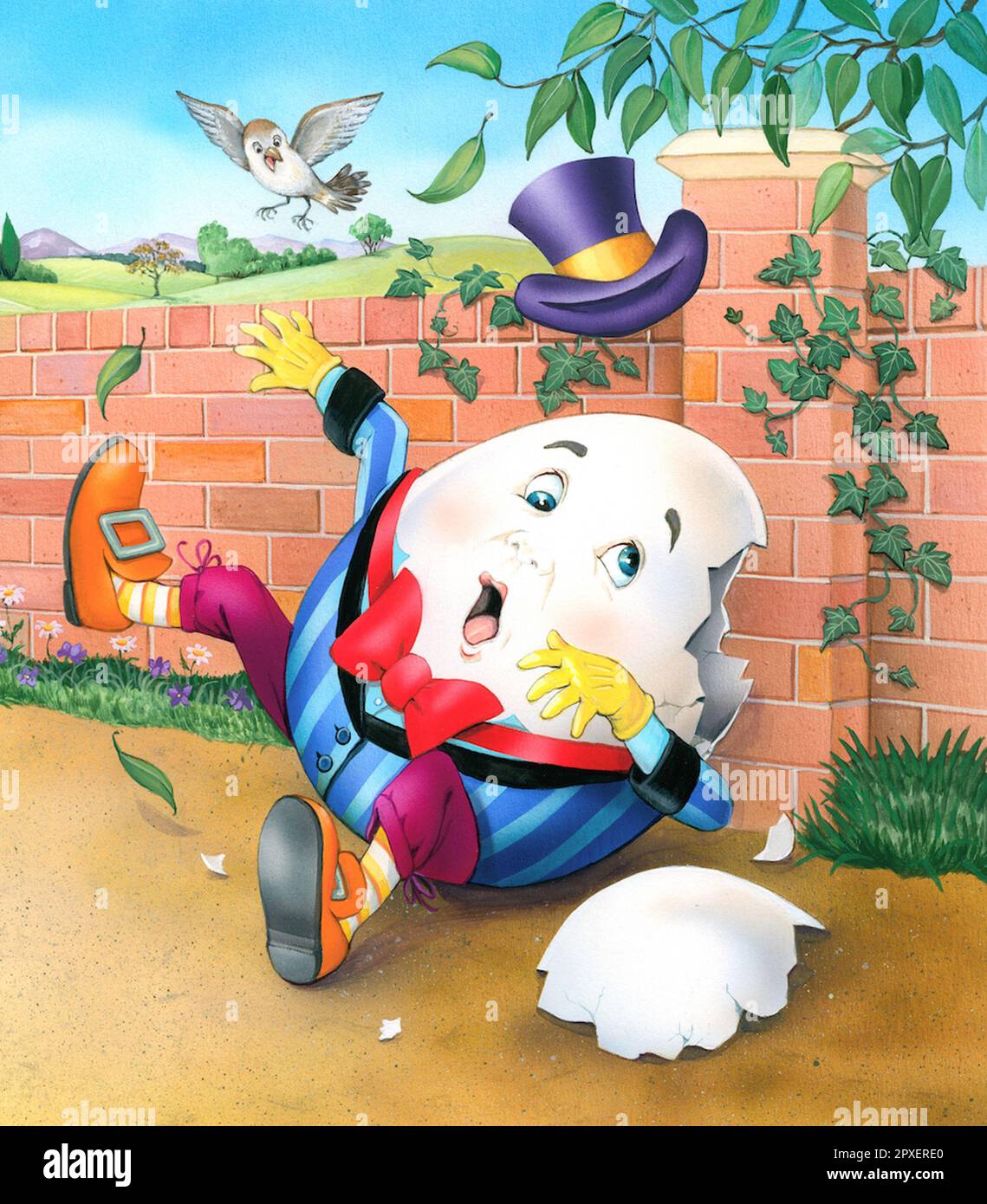 Nursery Rhymes Humpty Dumpty Had A Fall Stock Photo Alamy