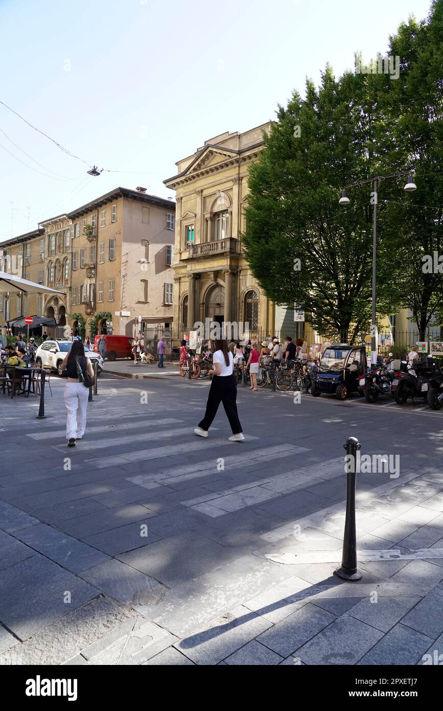 Corso Garibaldi, Milan, Lombardy, Italy, Europe Stock Photo