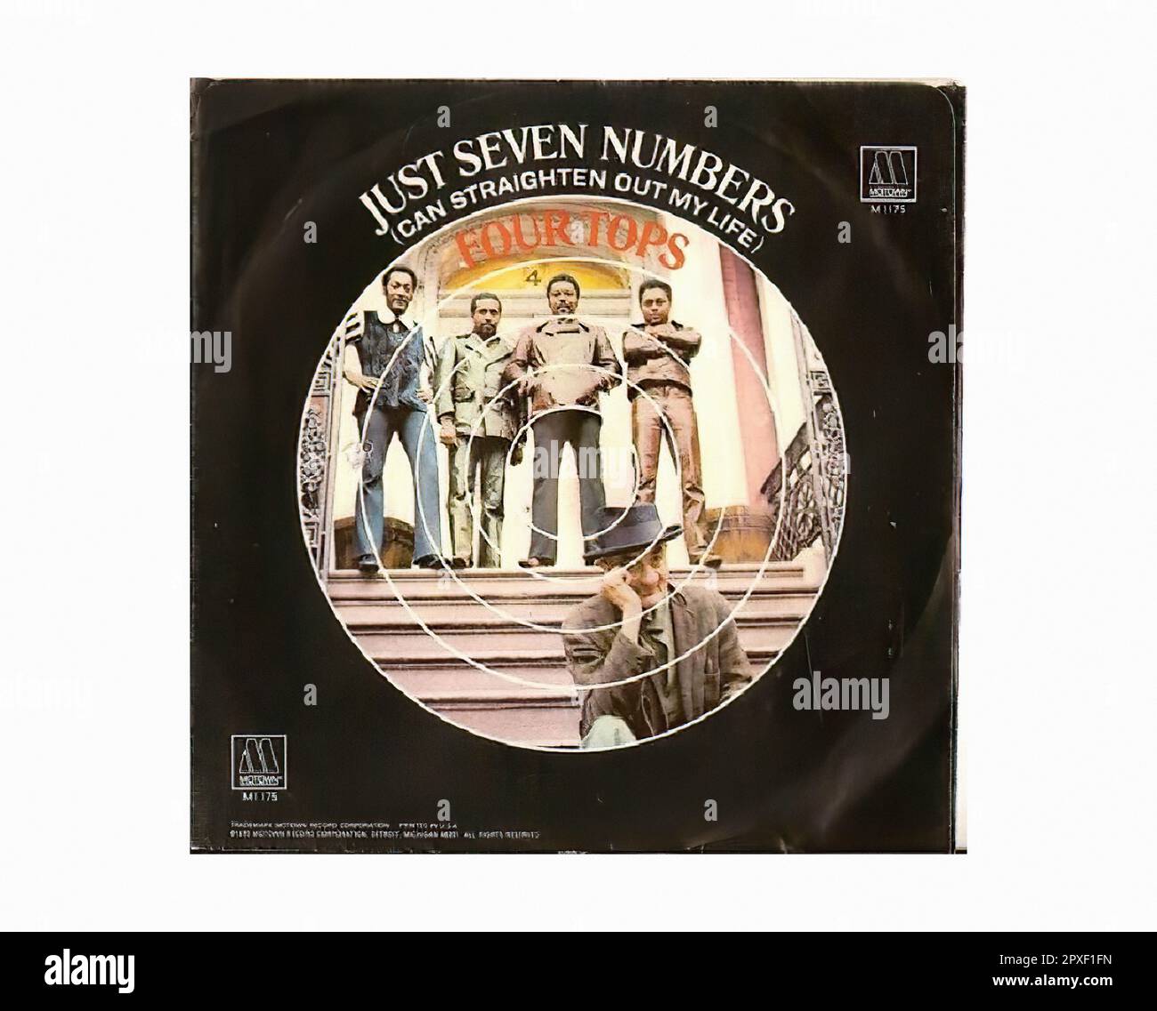 Four Tops - 1970 12 A - Vintage 45 R.P.M Music Vinyl Record Stock Photo