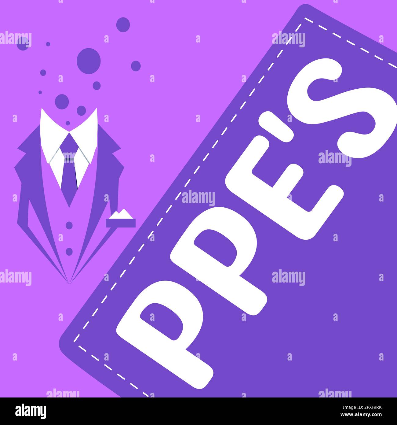 Text showing inspiration Ppe's, Concept meaning Specialized equipment