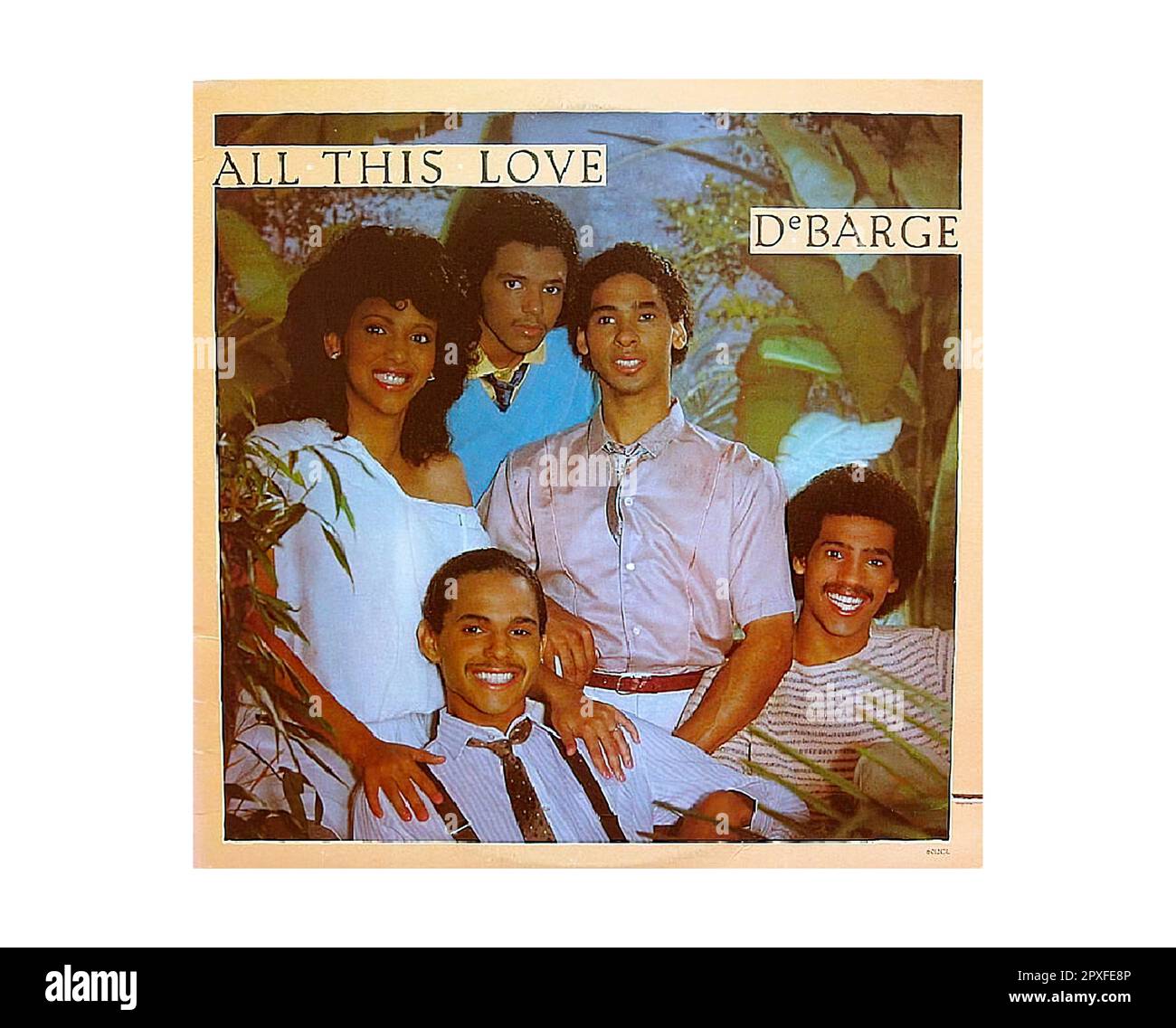 Gordy 6012 - Debarge A - Vintage Vinyl Record Sleeve Stock Photo