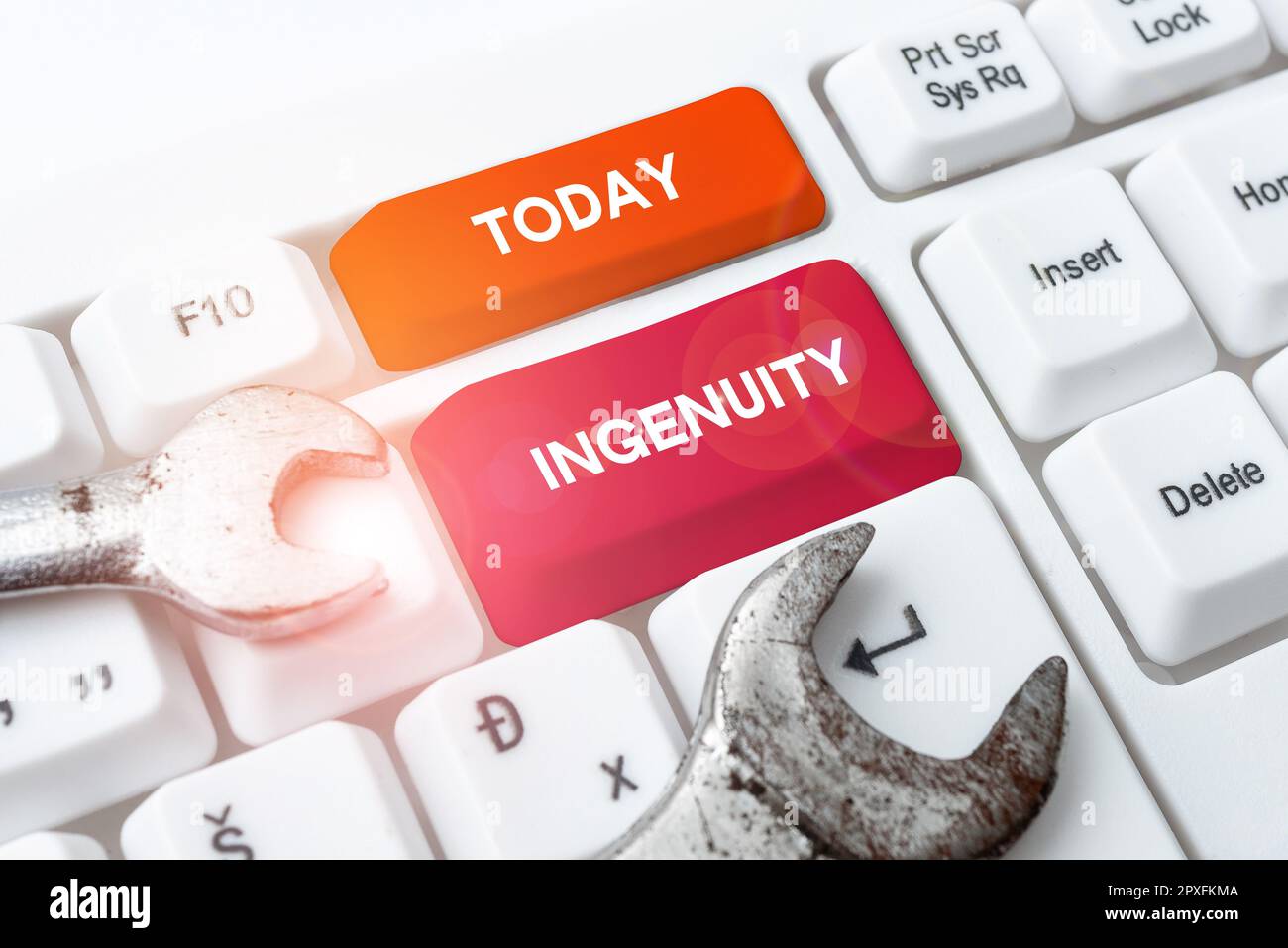 Text caption presenting Ingenuity, Concept meaning the quality of being