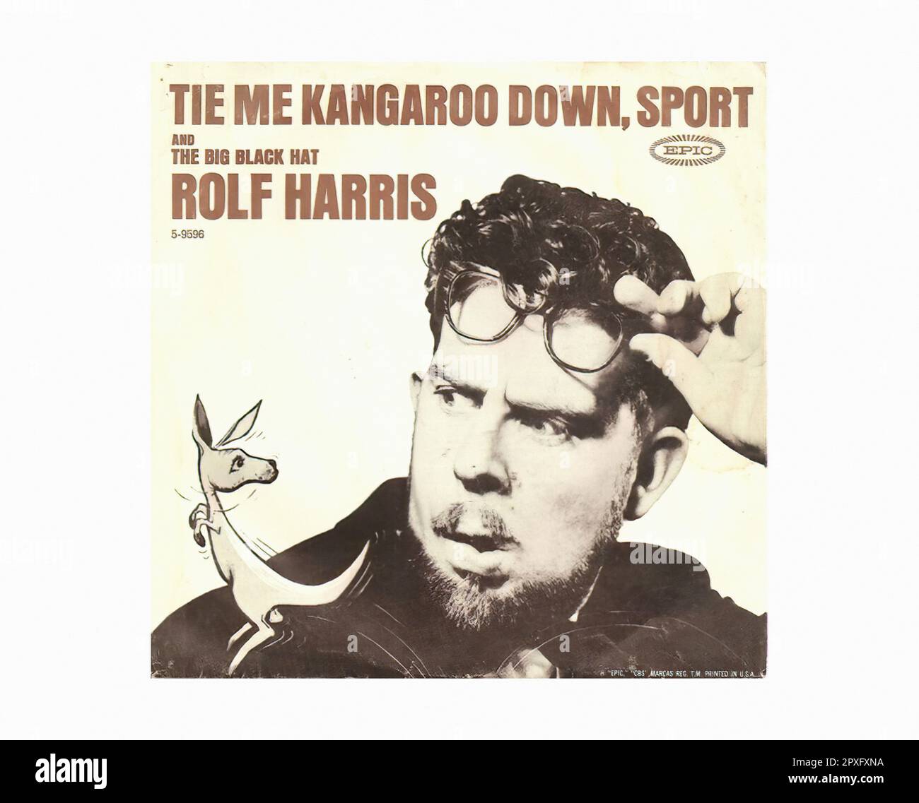 Harris Rolf - 1963 05 A - Vintage 45 R.P.M Music Vinyl Record Stock Photo