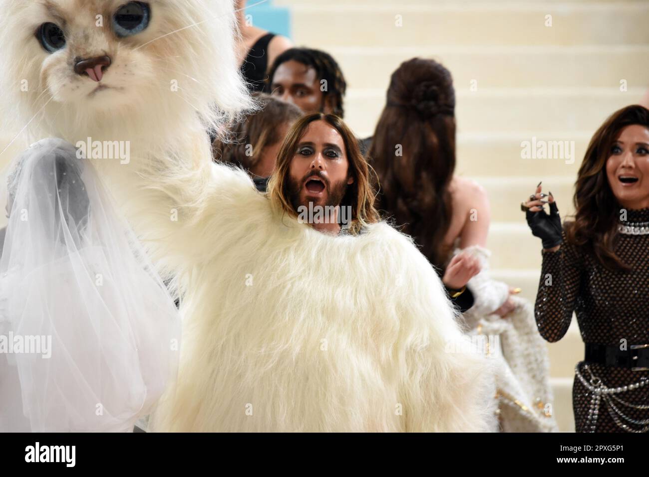 May 1, 2023, G (NEW) Jared Leto is participating a the MET Gala (fundraising event). May 1