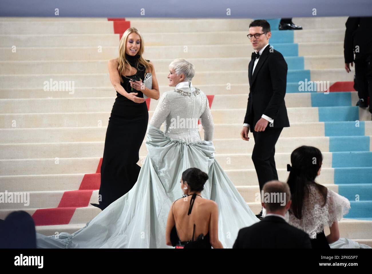 May 1, 2023, G (NEW) Glenn Close is participating a the MET Gala (fundraising event). May 1