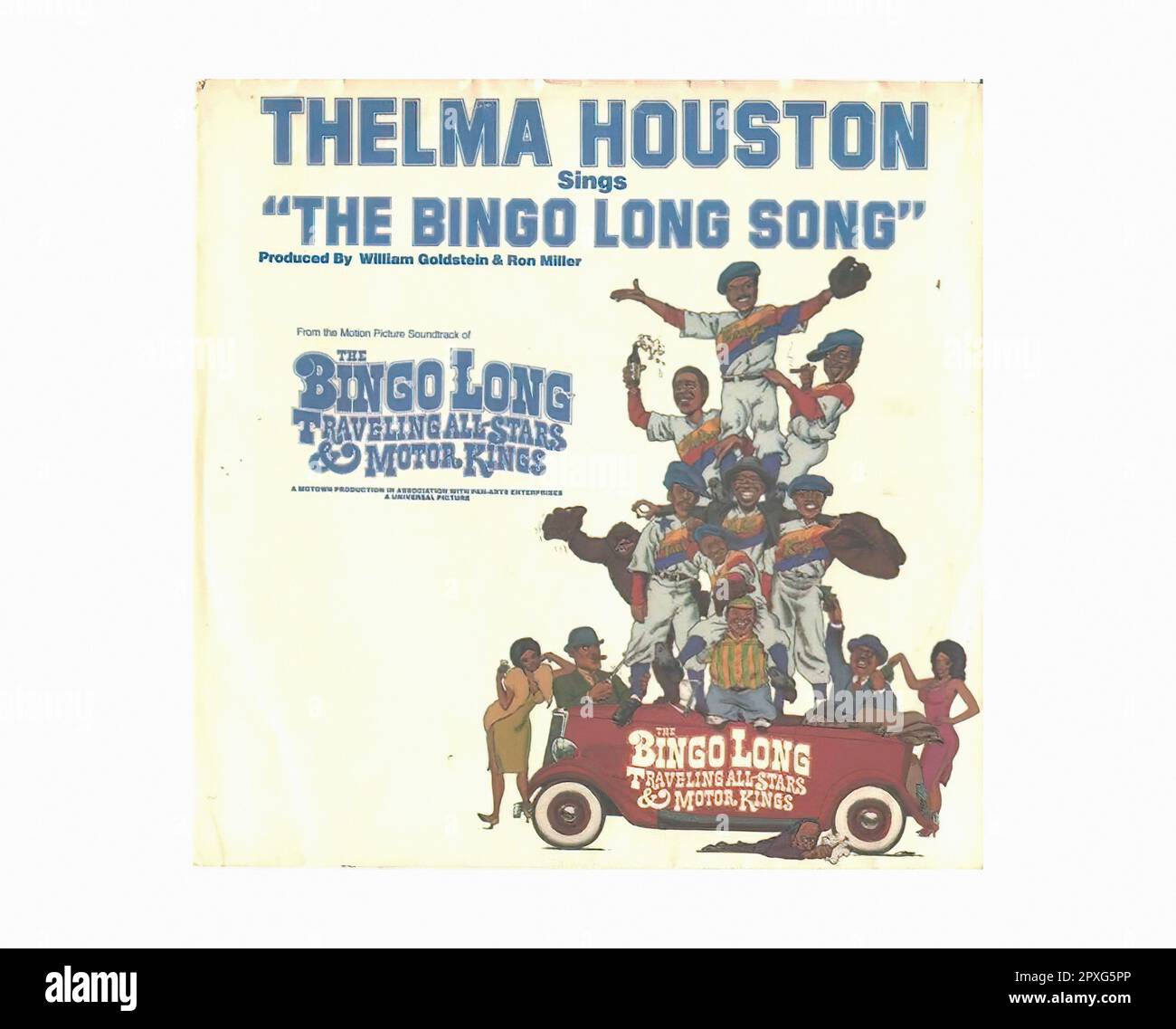 Houston Thelma - 1976 06 A - Vintage 45 R.P.M Music Vinyl Record Stock Photo