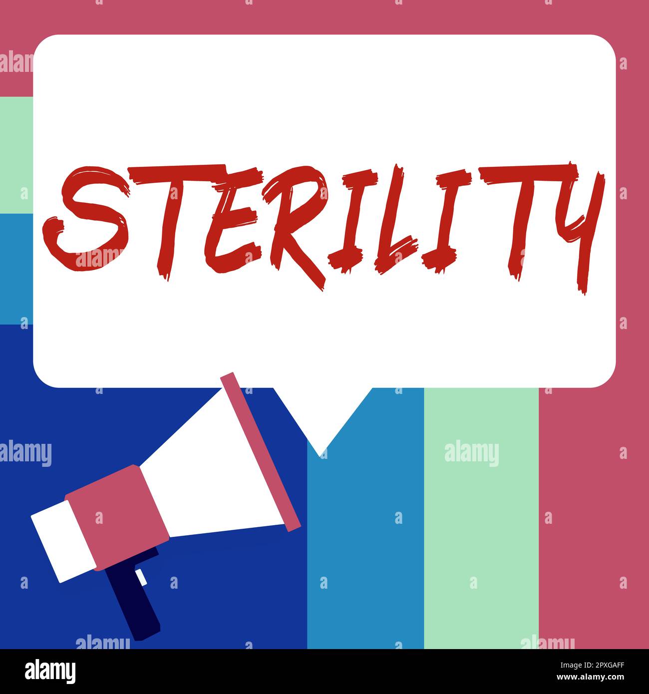 Conceptual display Sterility, Concept meaning a condition of being free ...