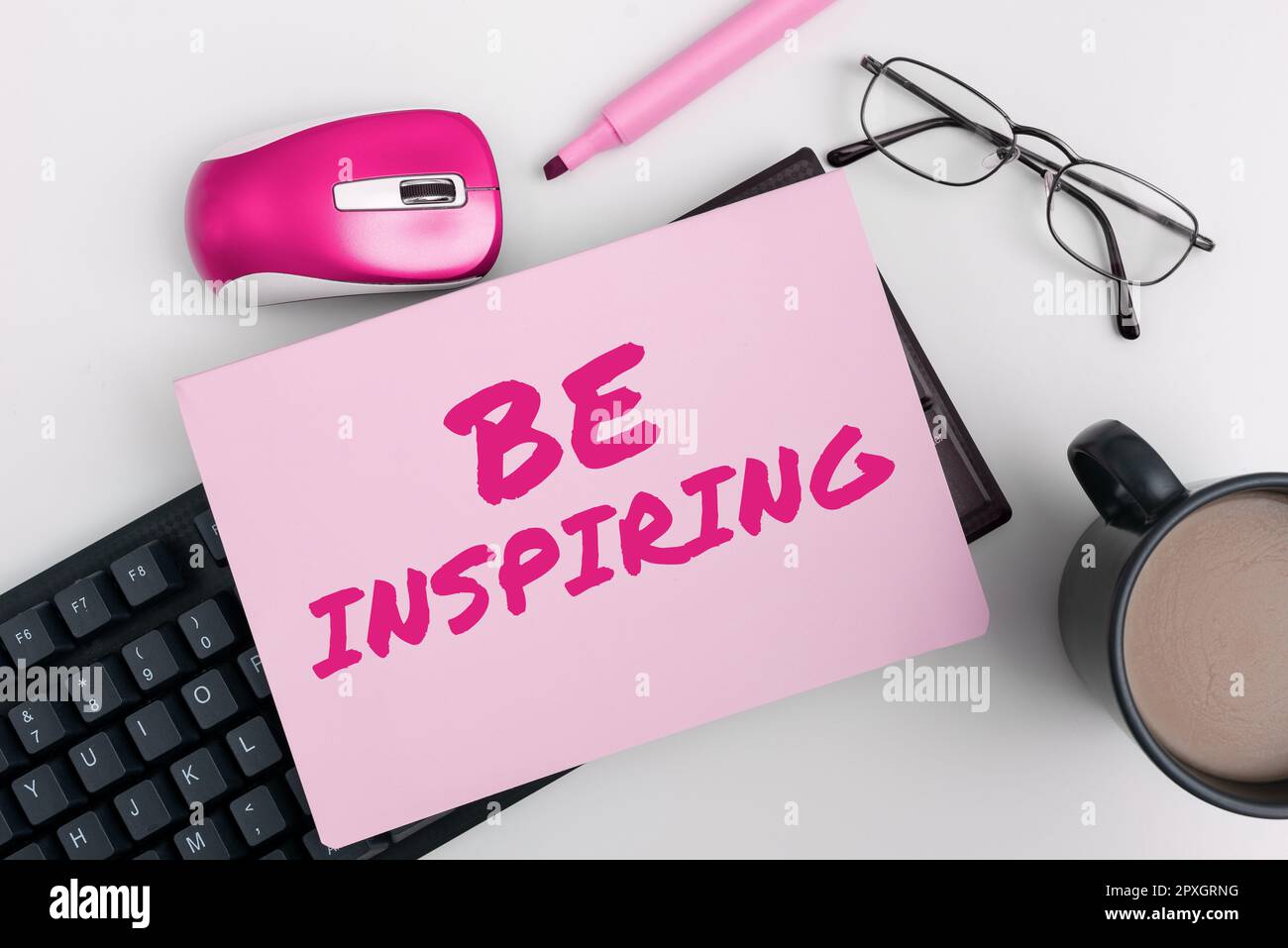 Sign displaying Be Inspiring, Business idea Having the effect of ...
