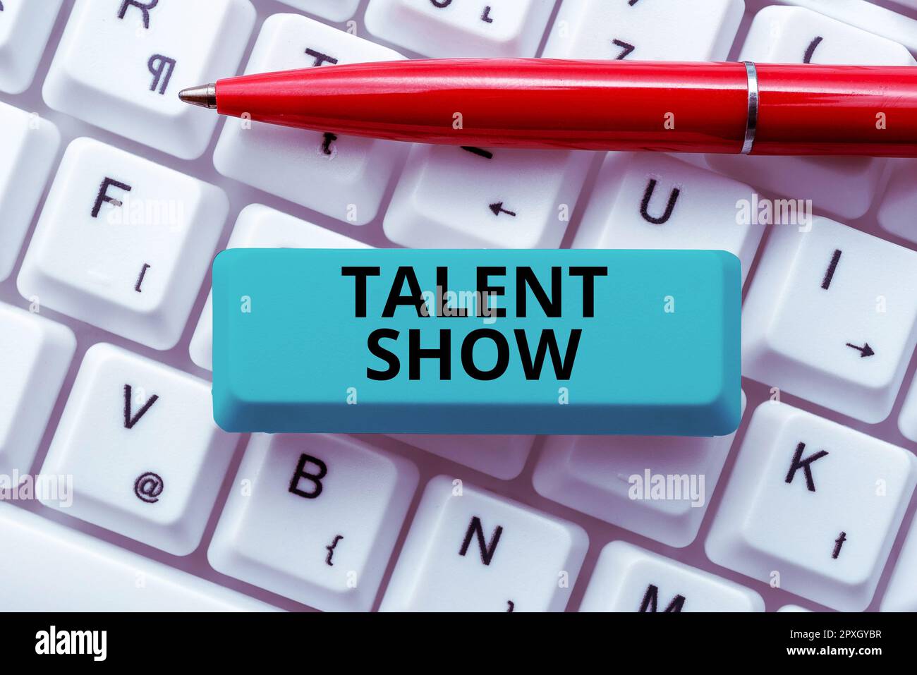 Inspiration showing sign Talent Show, Business showcase Competition of entertainers show casting their performances Stock Photo