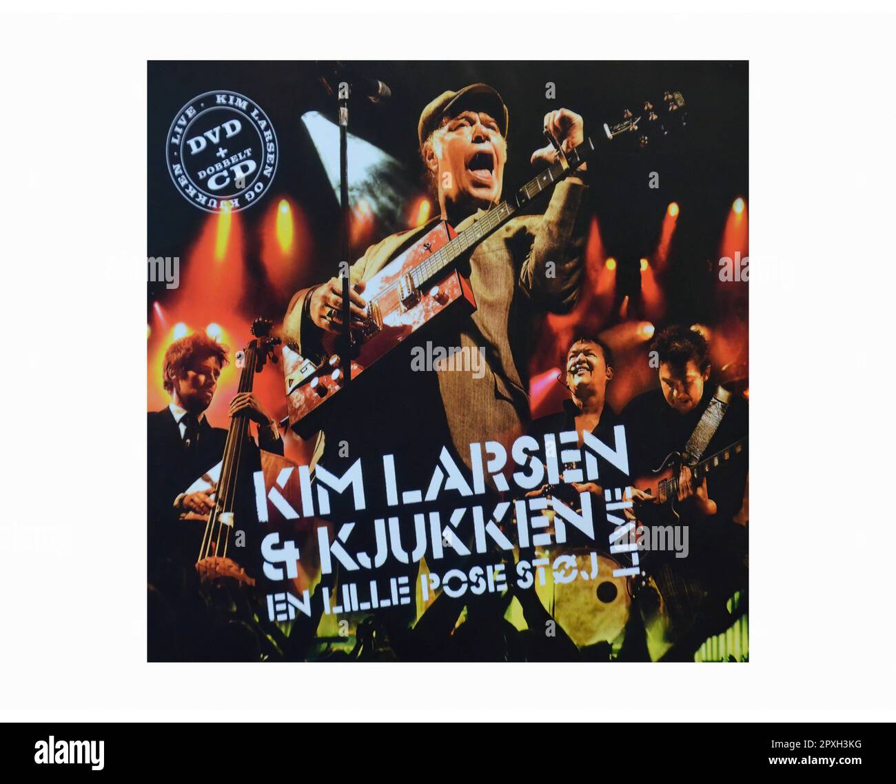 Kim Larsen & Kjukken - En Lille Pose Støj Vintage L.P Music Vinyl Record Stock Photo - Alamy