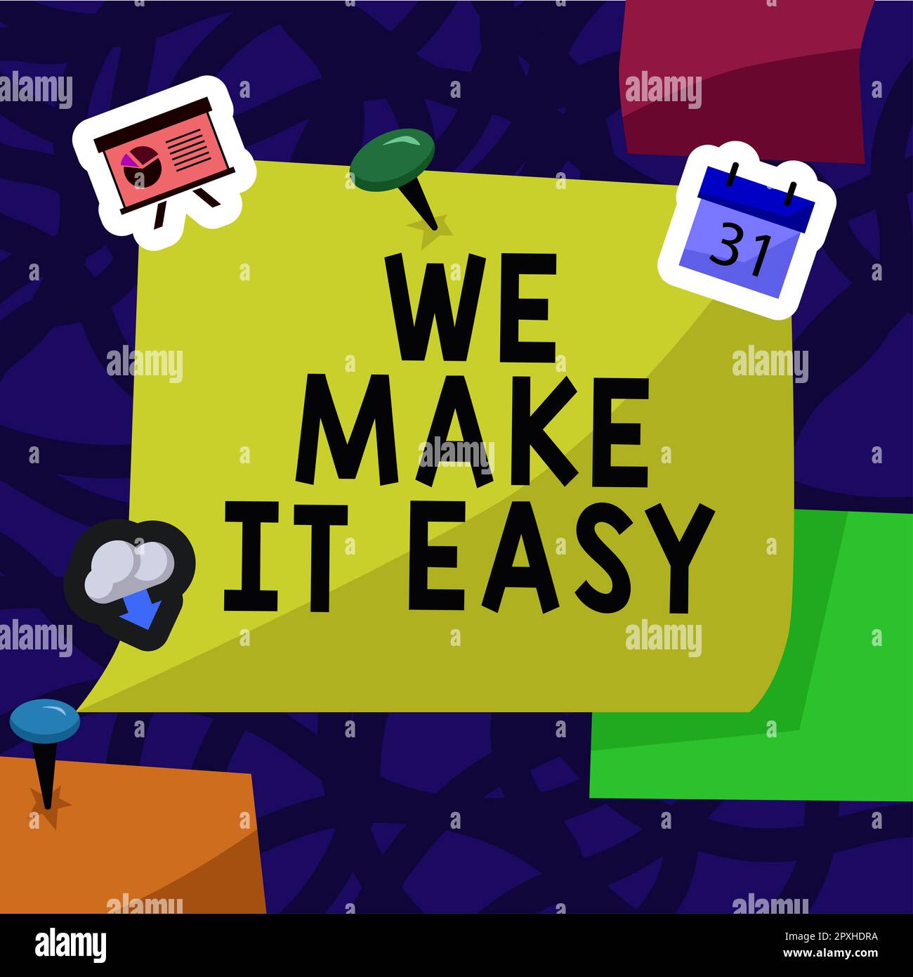 conceptual-caption-we-make-it-easy-business-idea-offering-solutions