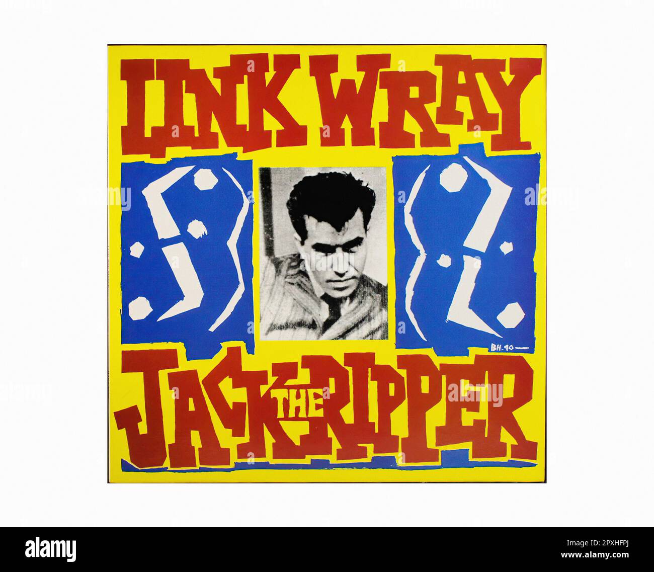 Link Wray - Jack The Ripper (1990) - Vintage Vinyl Record Sleeve Stock Photo