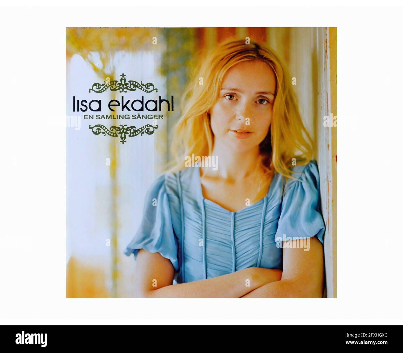 Lisa Ekdahl - En Samling Sänger - Vintage Music Vinyl Record Stock Photo -