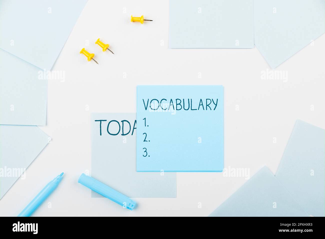 Writing displaying text Vocabulary, Internet Concept collection of ...