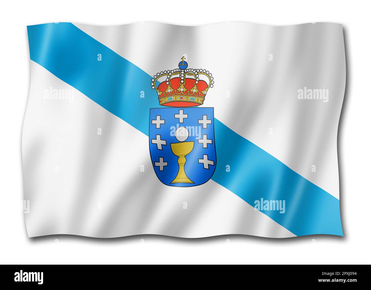 Póster for Sale con la obra «Bandeira de Galicia - Bandera de Galicia» de  RBEnt
