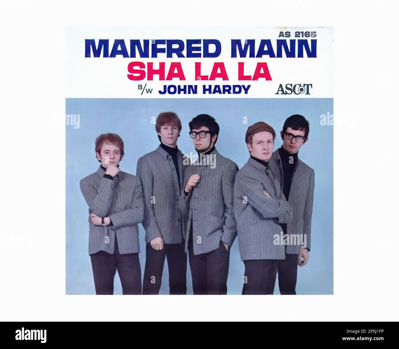 Manfred Mann - 1964 11 A - Vintage 45 R.P.M Music Vinyl Record Stock Photo