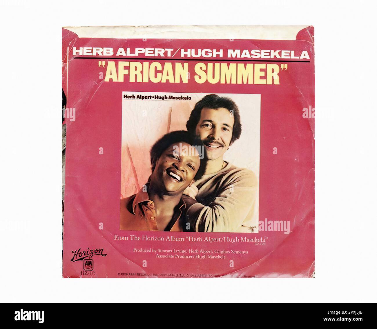 Masekela Hugh & Alpert Herb 1978 04 B Vintage 45 R.P.M Music Vinyl