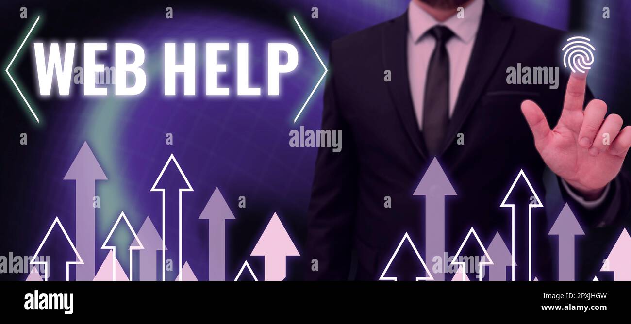 Text caption presenting Web Help, Business overview procedural or ...
