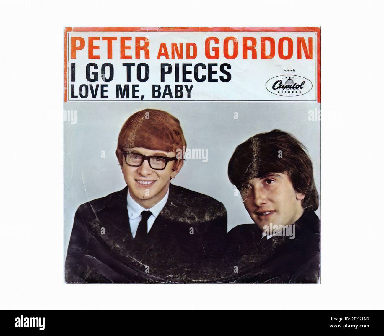 Peter and gordon cut out stock images pictures alamy