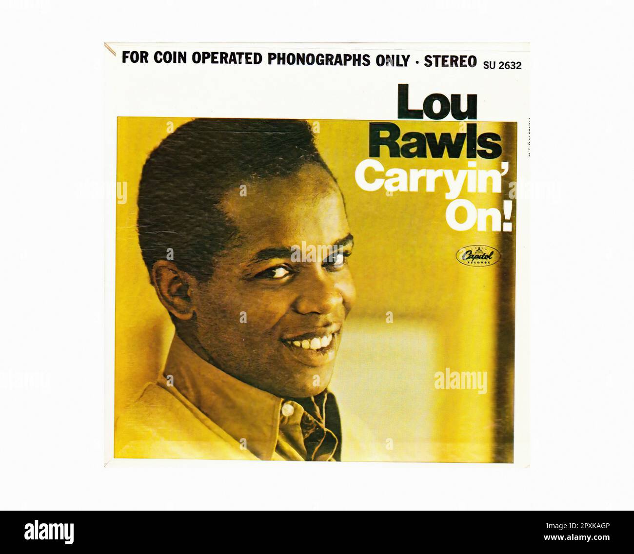 Rawls Lou - 1966 01 A - Vintage 45 R.P.M Music Vinyl Record Stock Photo