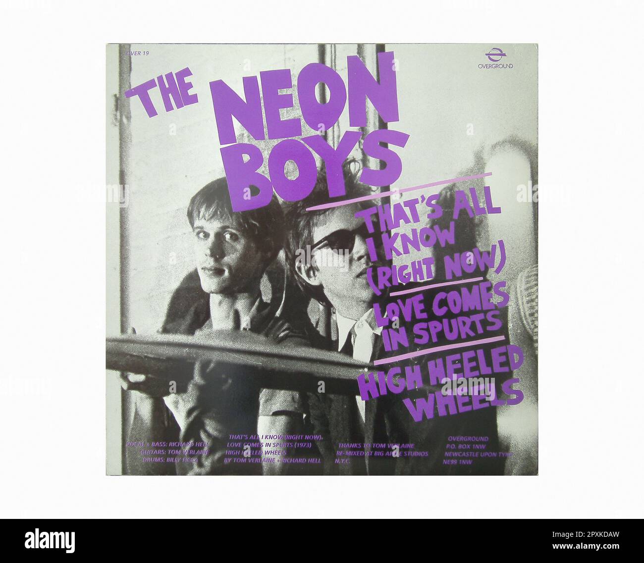 Richard hell the voidoids Cut Out Stock Images & Pictures - Alamy