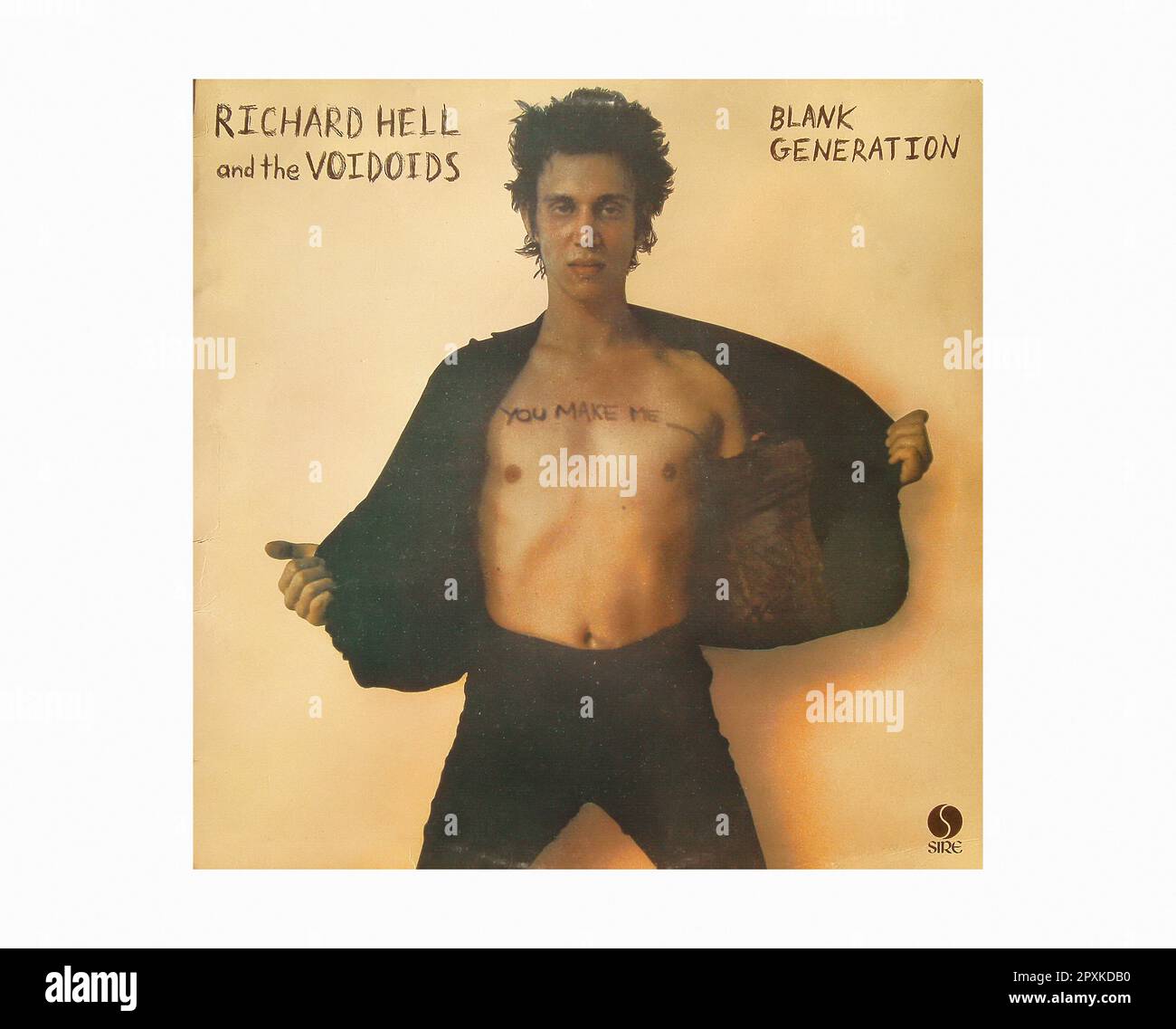 Richard Hell And The Voidoids - Blank Generation [1977] - Vintage Vinyl  Record Sleeve Stock Photo - Alamy