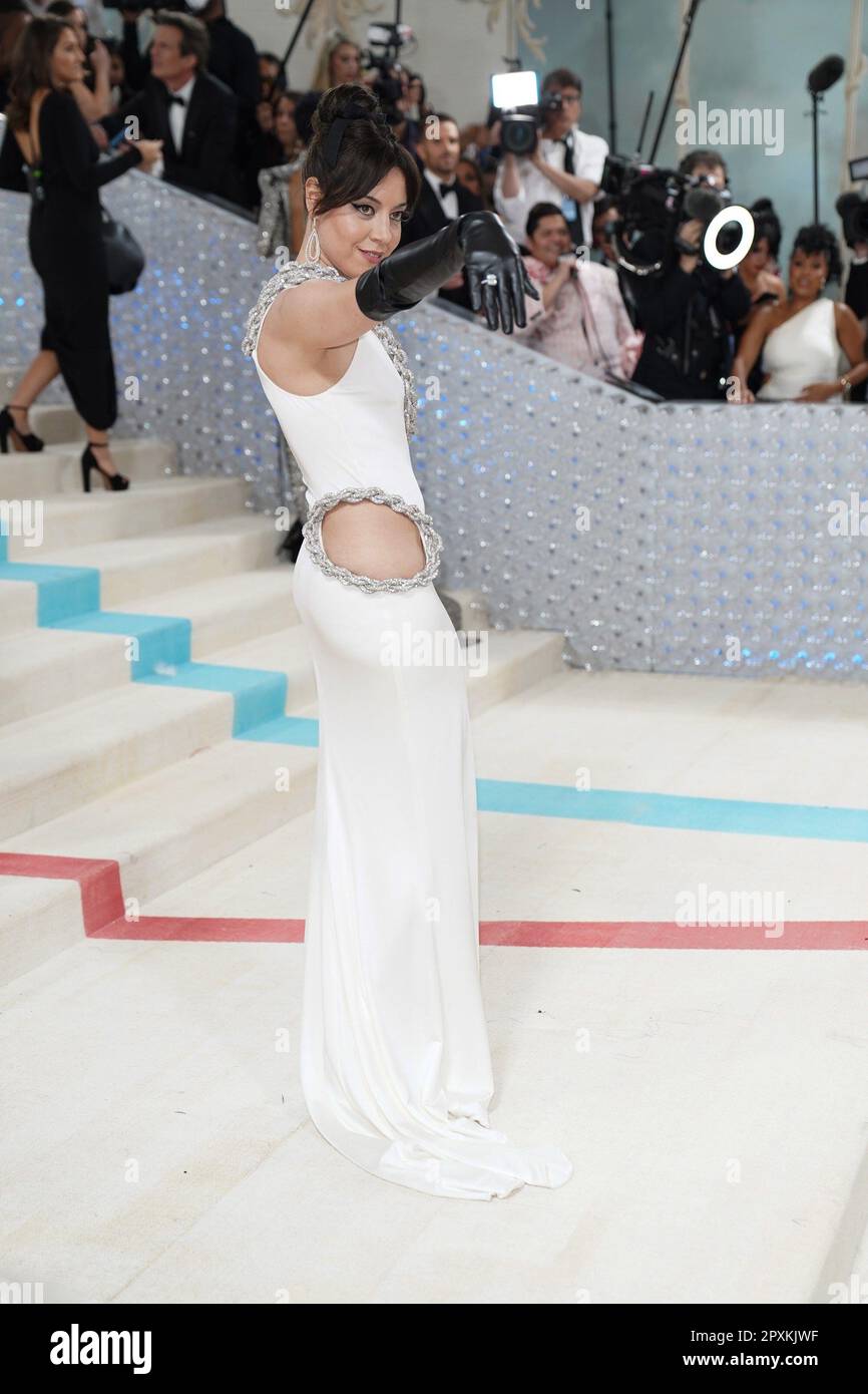 Aubrey Plaza at the 2023 Met Gala  See Every Arrival on the 2023