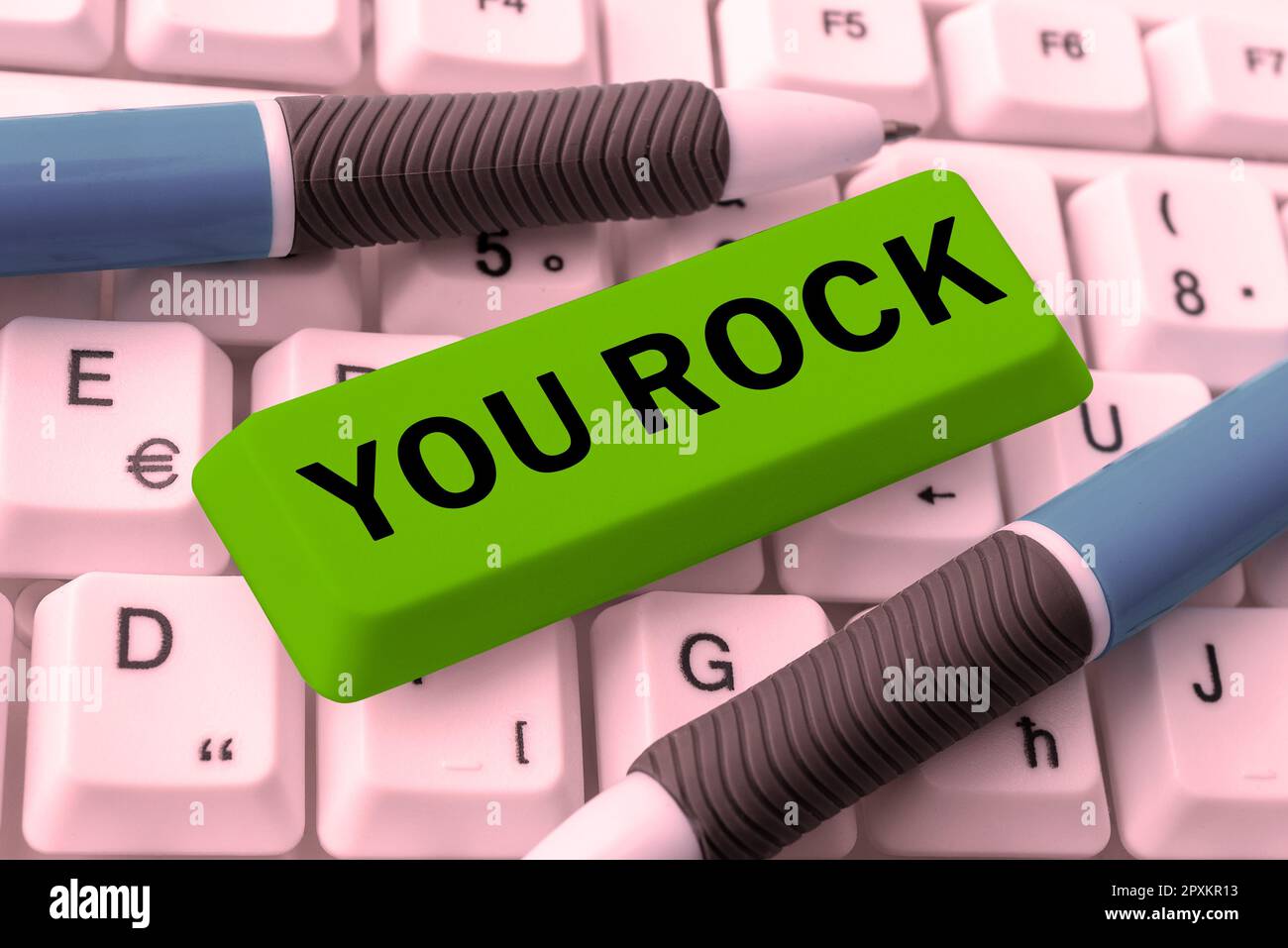Conceptual caption You Rock, Internet Concept slang phrase of praise or