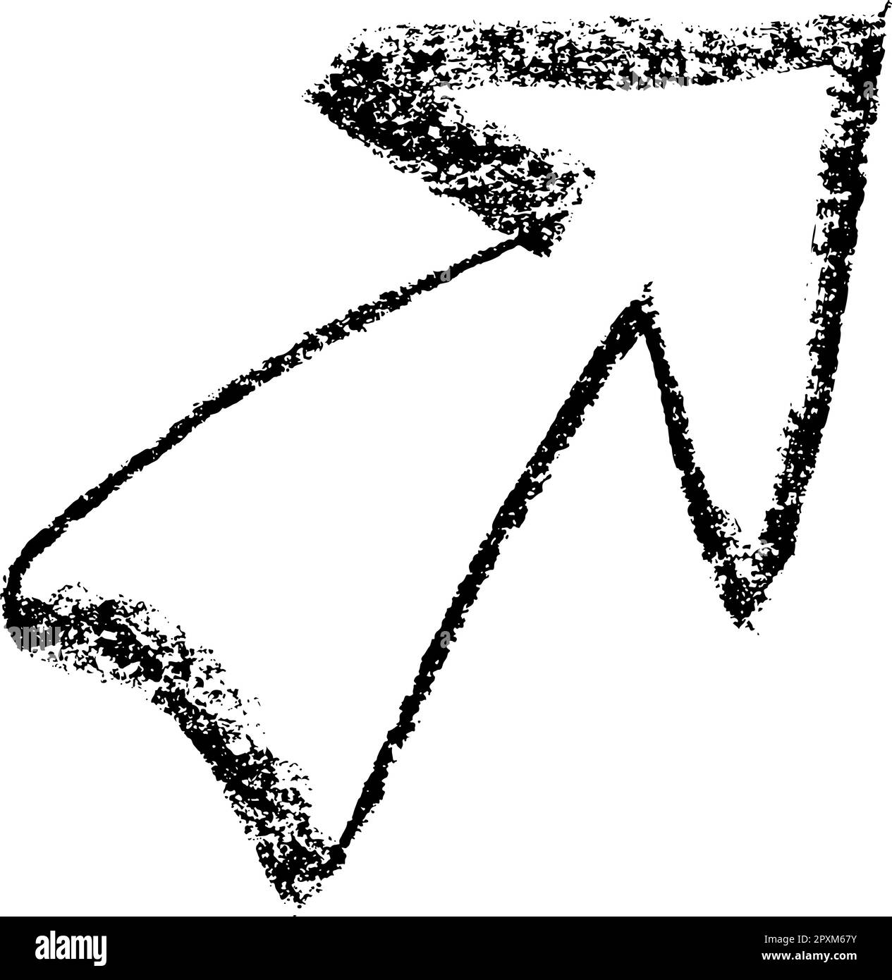 chalk-texture-up-arrow-sign-stock-vector-image-art-alamy